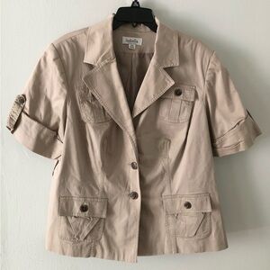 Isabella Short Sleeve Utility Jacket